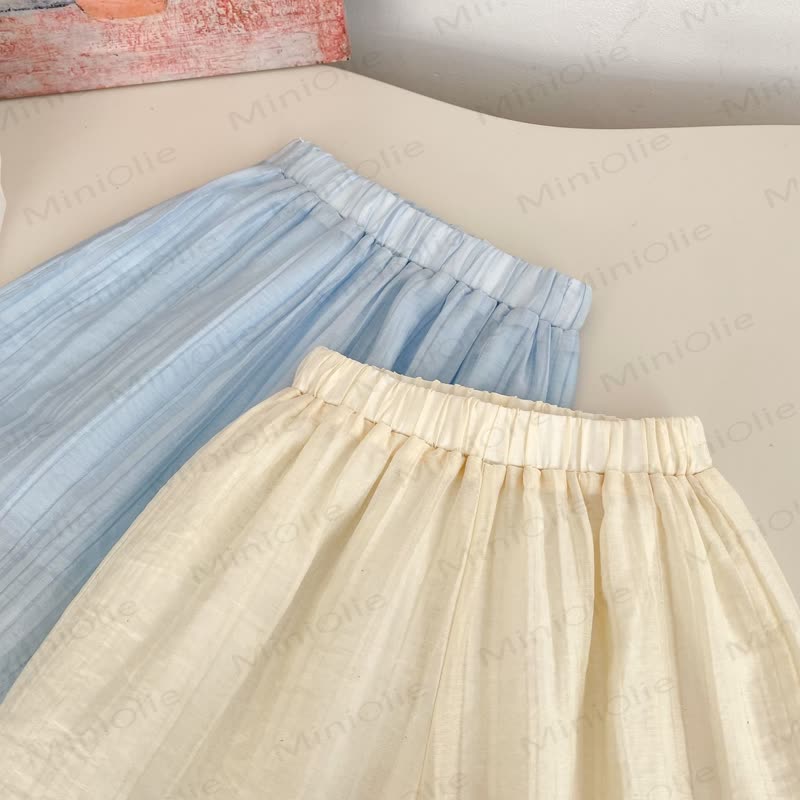 Baby Toddler Girls Sweet Ruffle Cotton Solid Color Tulle Tank Top and Pants Set - image 7