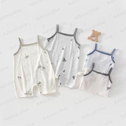 Baby Summer Tree/Animal Romper - image 1