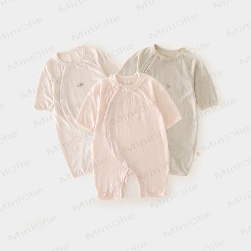 Baby Flower Pajamas Romper - image 1