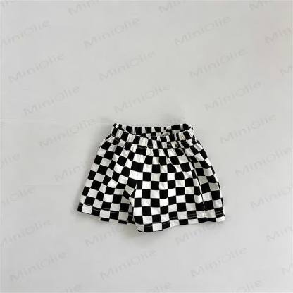 Baby Toddler Checkered Shorts - Black - 4-5T - image 3