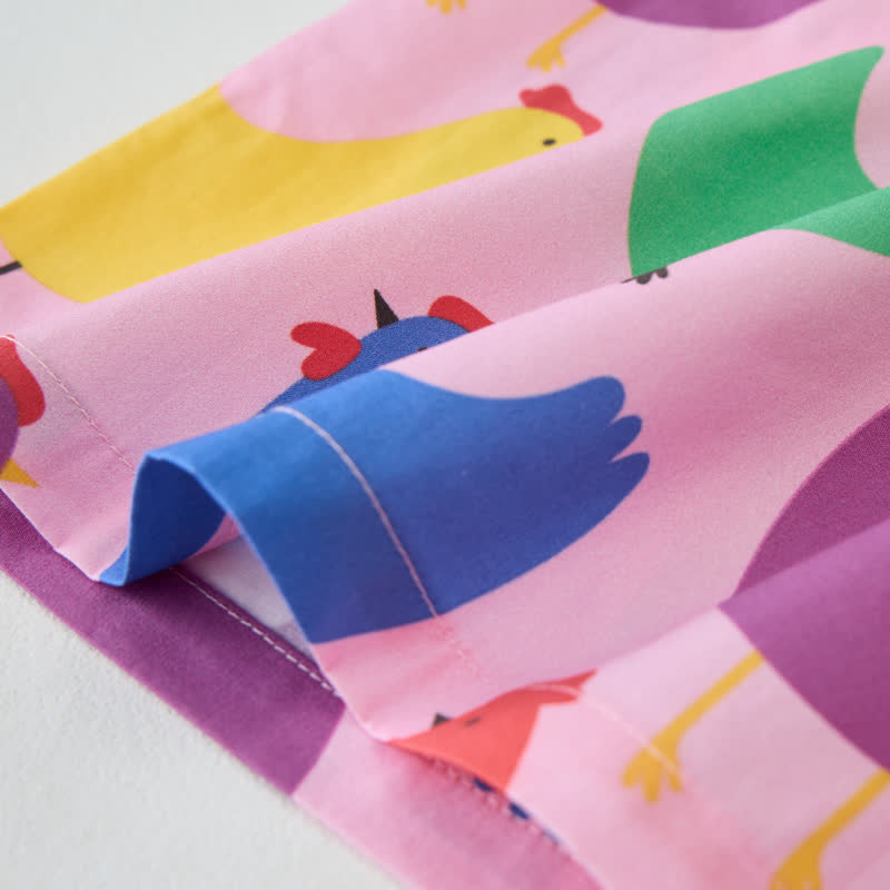 Baby Toddler Multicolor Chicken Sleeveless 2-piece Set - image 5