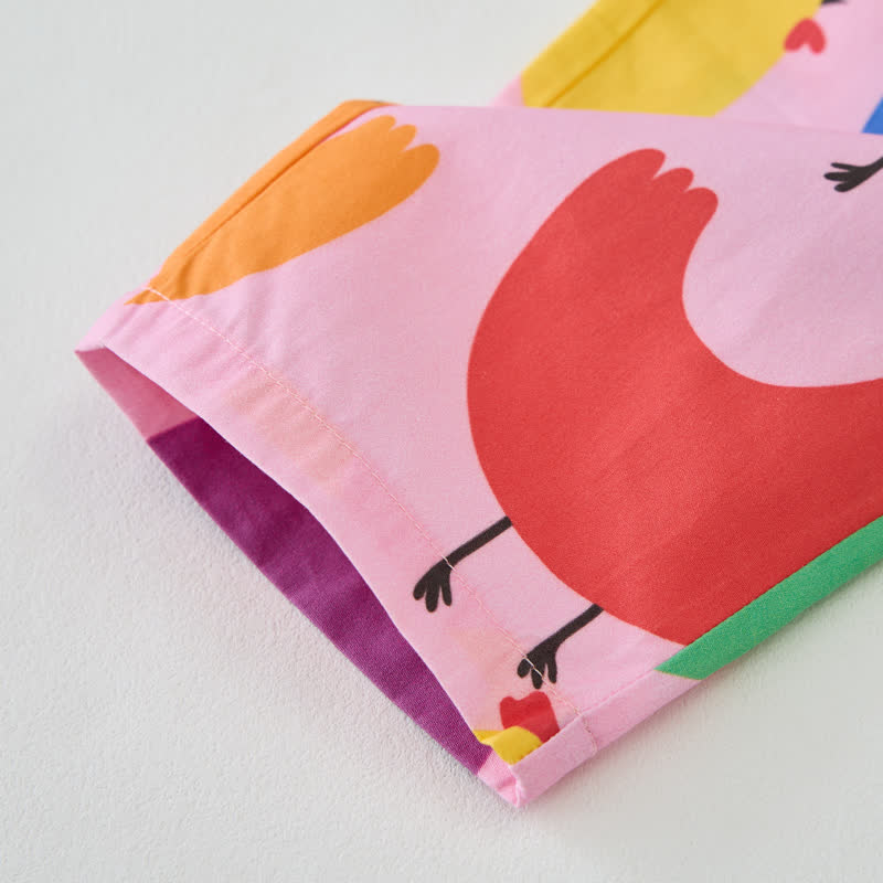 Baby Toddler Multicolor Chicken Sleeveless 2-piece Set - image 4