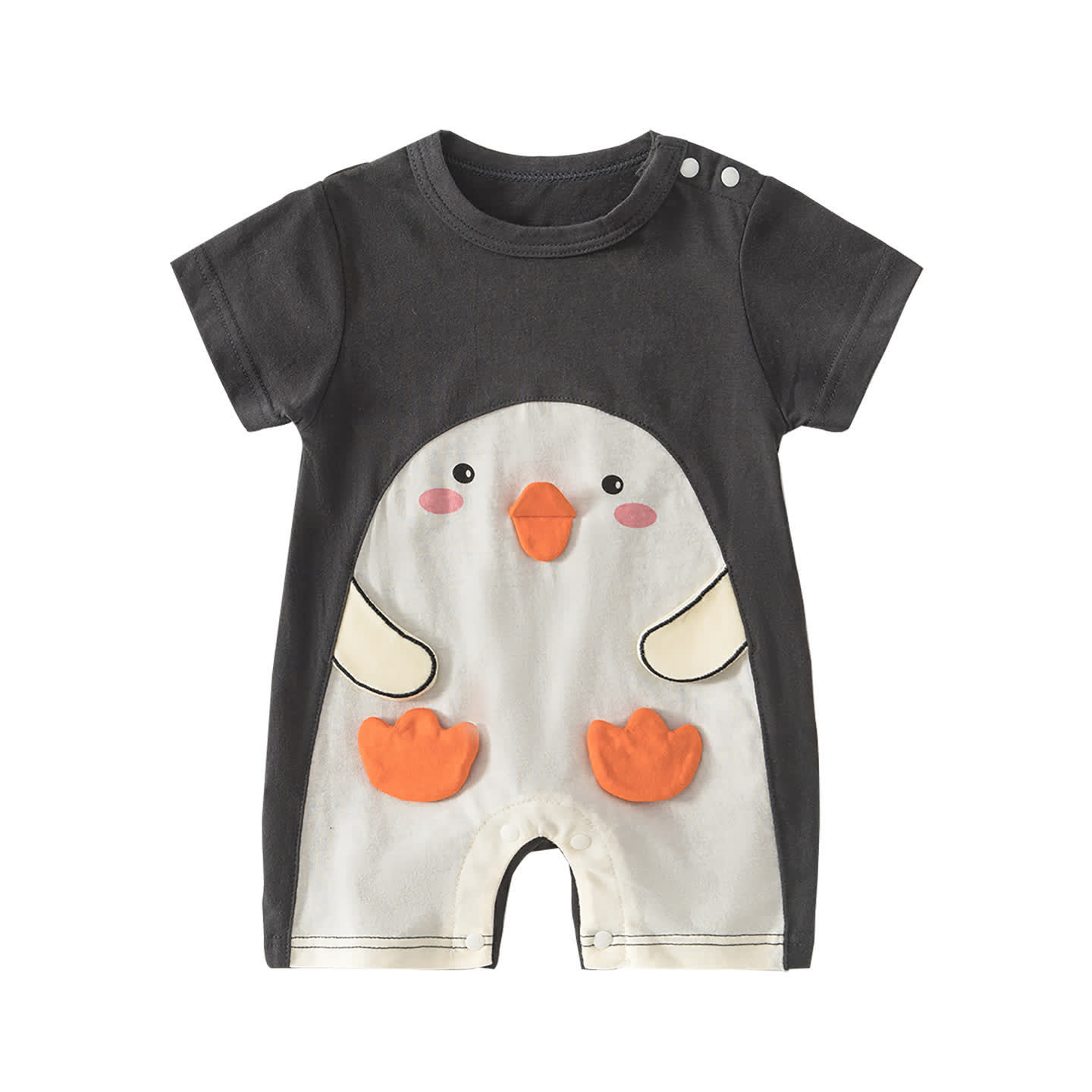 Baby Cotton Penguin Romper - image 4