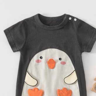 Baby Cotton Penguin Romper - image 3
