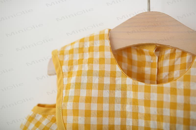 Baby Gingham Tank Top and Shorts Set - image 3