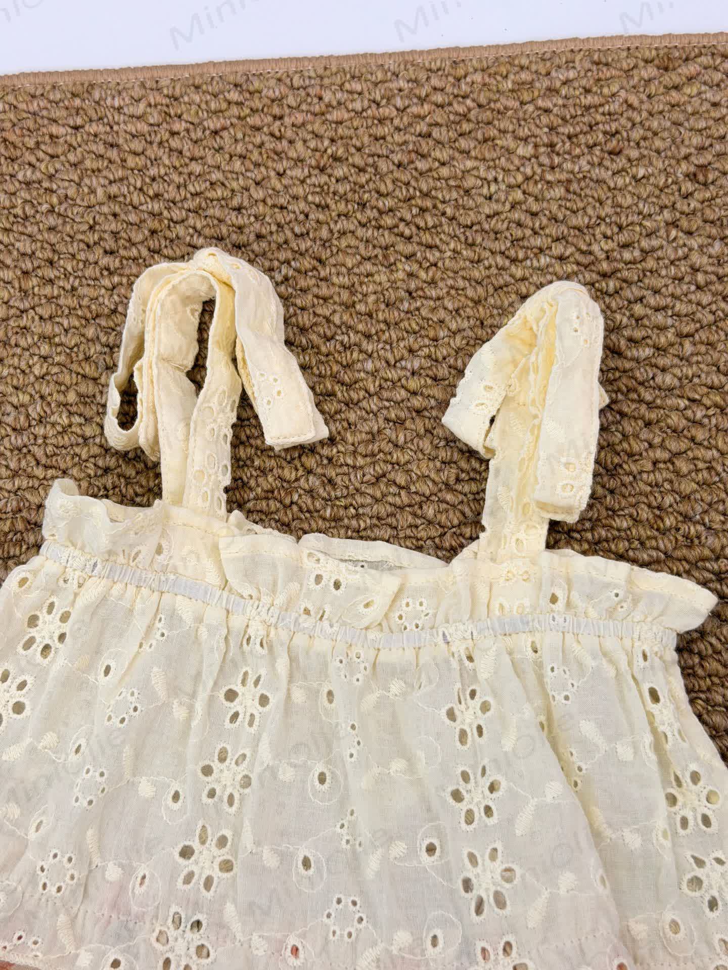 Toddler Girls Floral Cotton Sleeveless Bow Dress - image 4