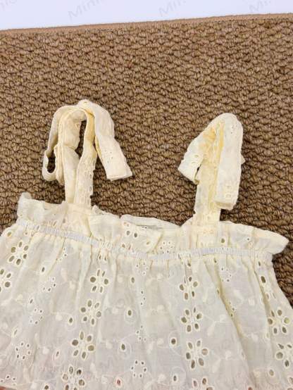 Toddler Girls Floral Cotton Sleeveless Bow Dress - image 4