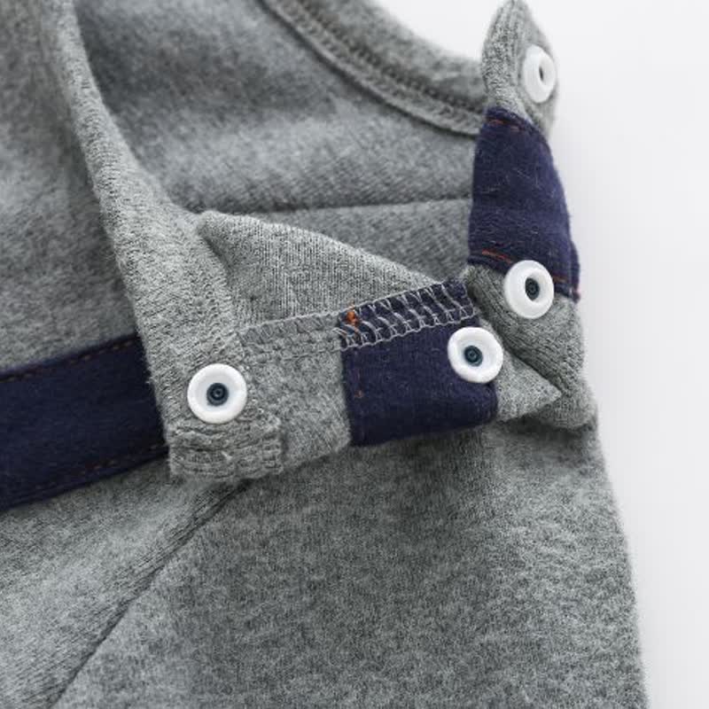 Baby Boy Navy&Gray Romper - image 5