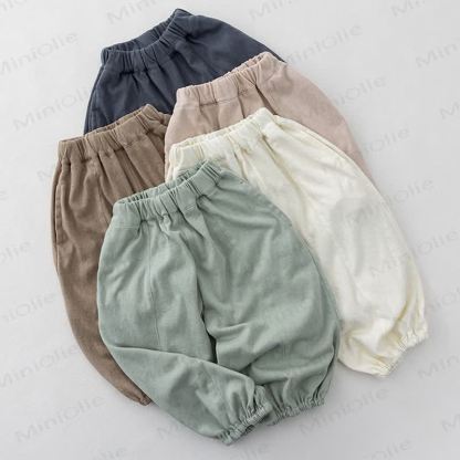 Toddler Soft Cotton Solid Color Pants - image 1
