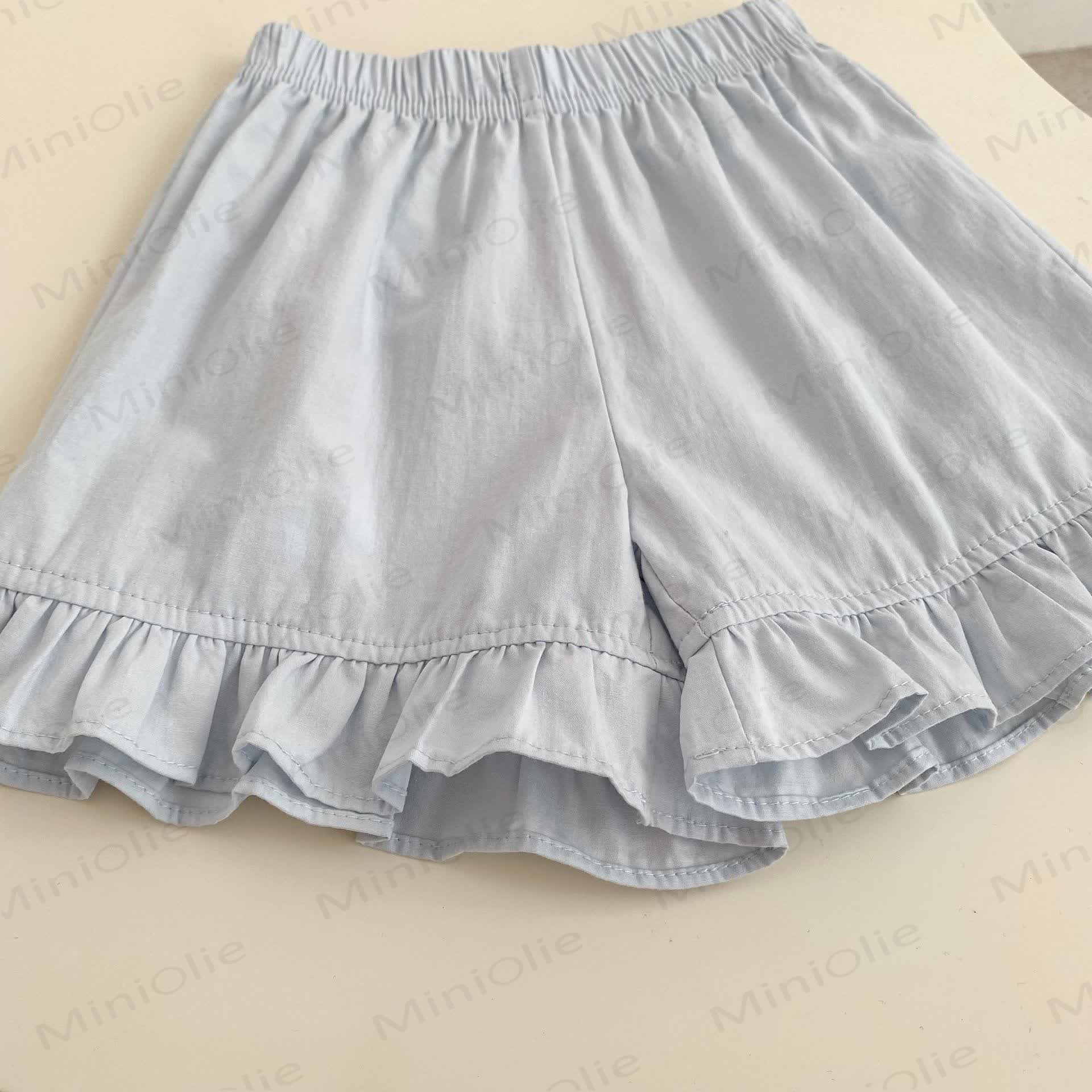 Baby Girls Sweet Polka Dot Ruffle Tank Top and Shorts Set - image 7