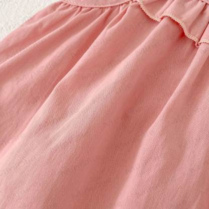Baby Girls Ruffle Cotton Tank Top and Floral Shorts Set - image 5