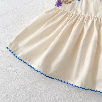 Baby Floral Cotton Tank Top and Shorts Set - image 3