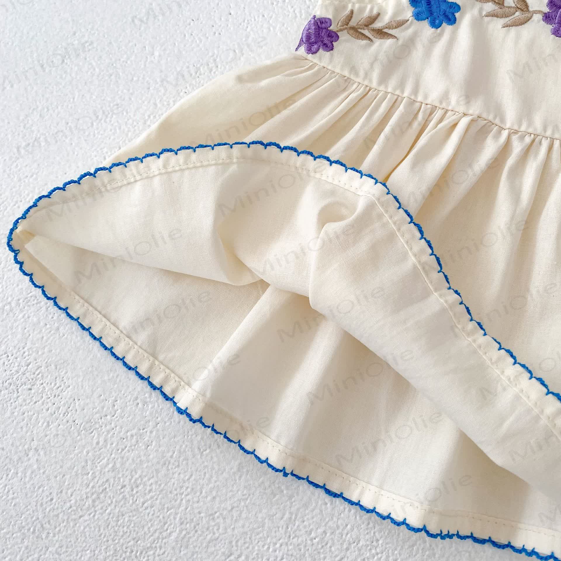 Baby Floral Cotton Tank Top and Shorts Set - image 5