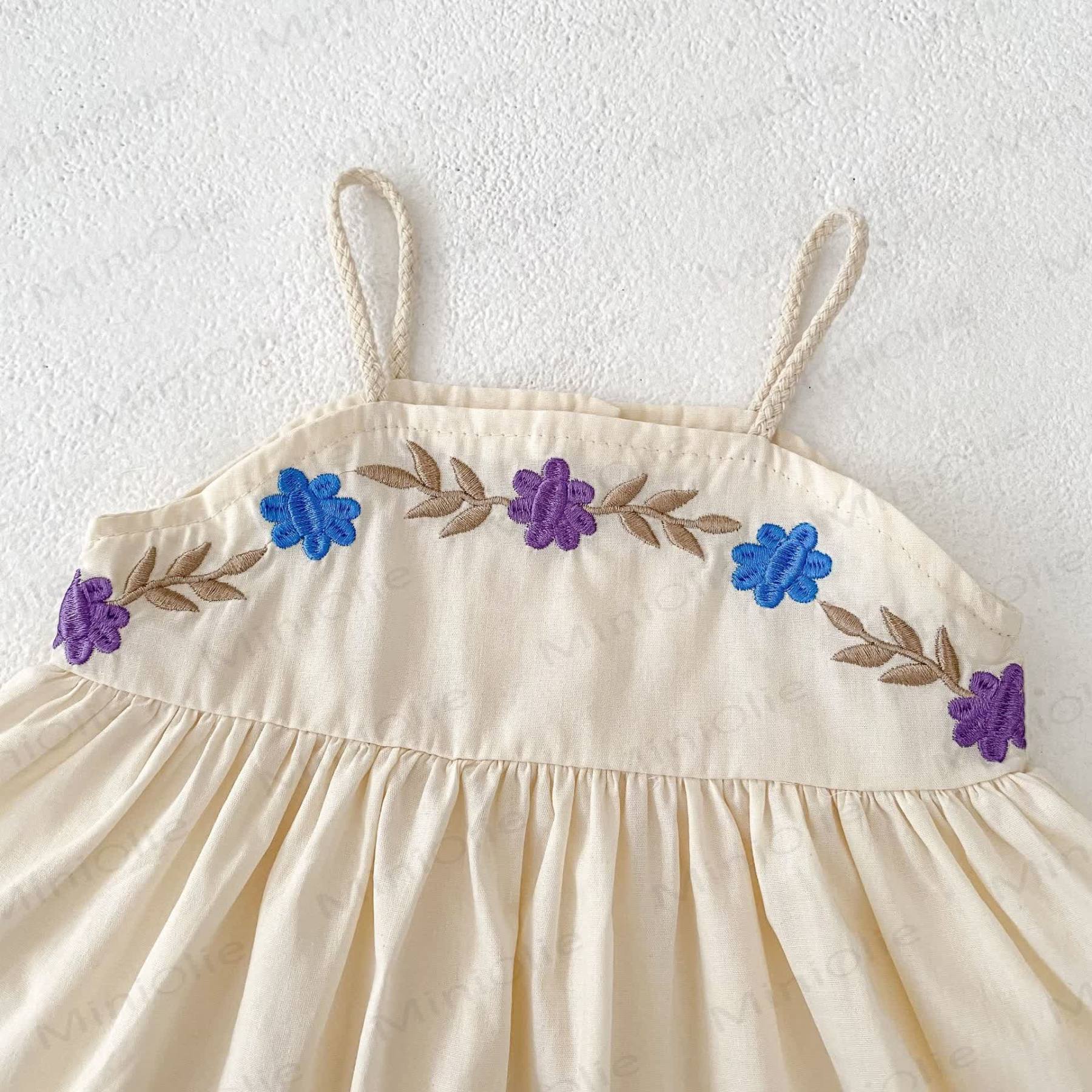 Baby Floral Cotton Tank Top and Shorts Set - image 6