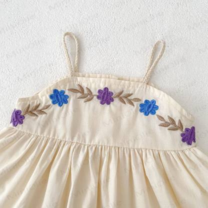 Baby Floral Cotton Tank Top and Shorts Set - image 6
