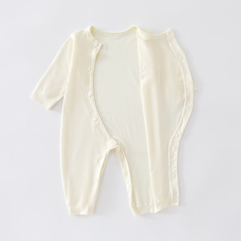 Baby Animal/Flower Solid Color Romper - image 4