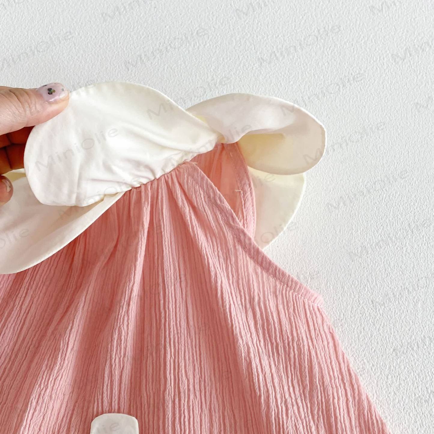 Toddler Girls Petal Collar Floral Sleeveless Dress - image 5