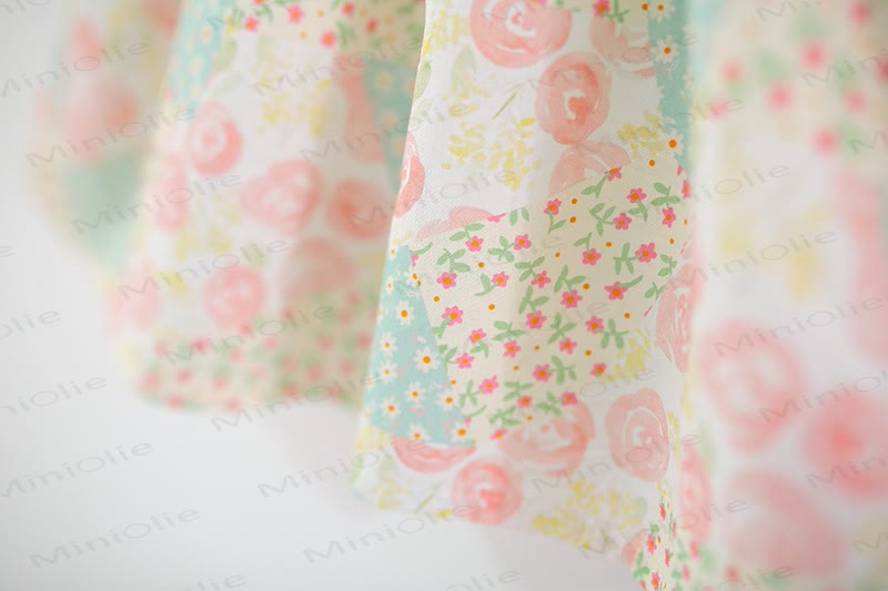 Baby Girls Floral Print Sleeveless Dress - image 7