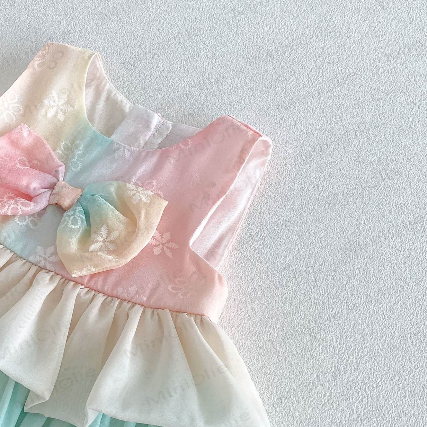 Baby Toddler Girls Bow Ruffle Sleeveless Dress - image 4