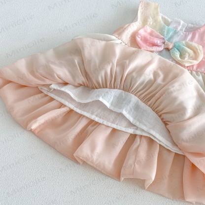 Baby Toddler Girls Bow Ruffle Sleeveless Dress - image 6