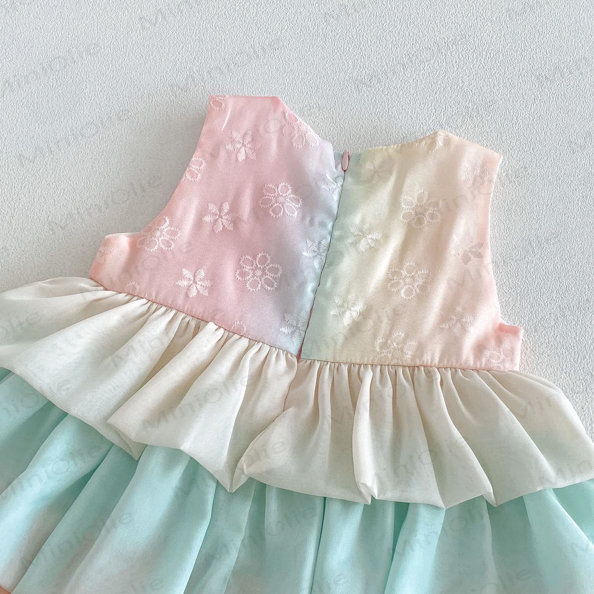 Baby Toddler Girls Bow Ruffle Sleeveless Dress - image 7