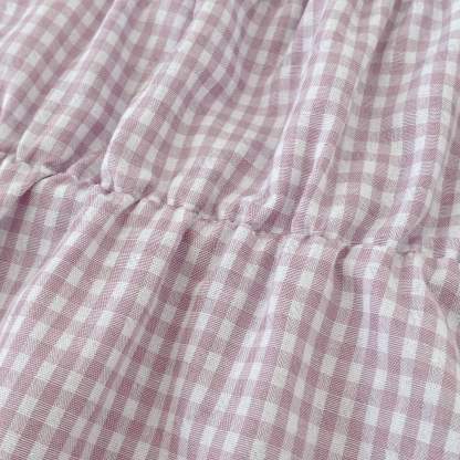 Baby Girls Gingham Sleeveless Dress or Hat - image 6