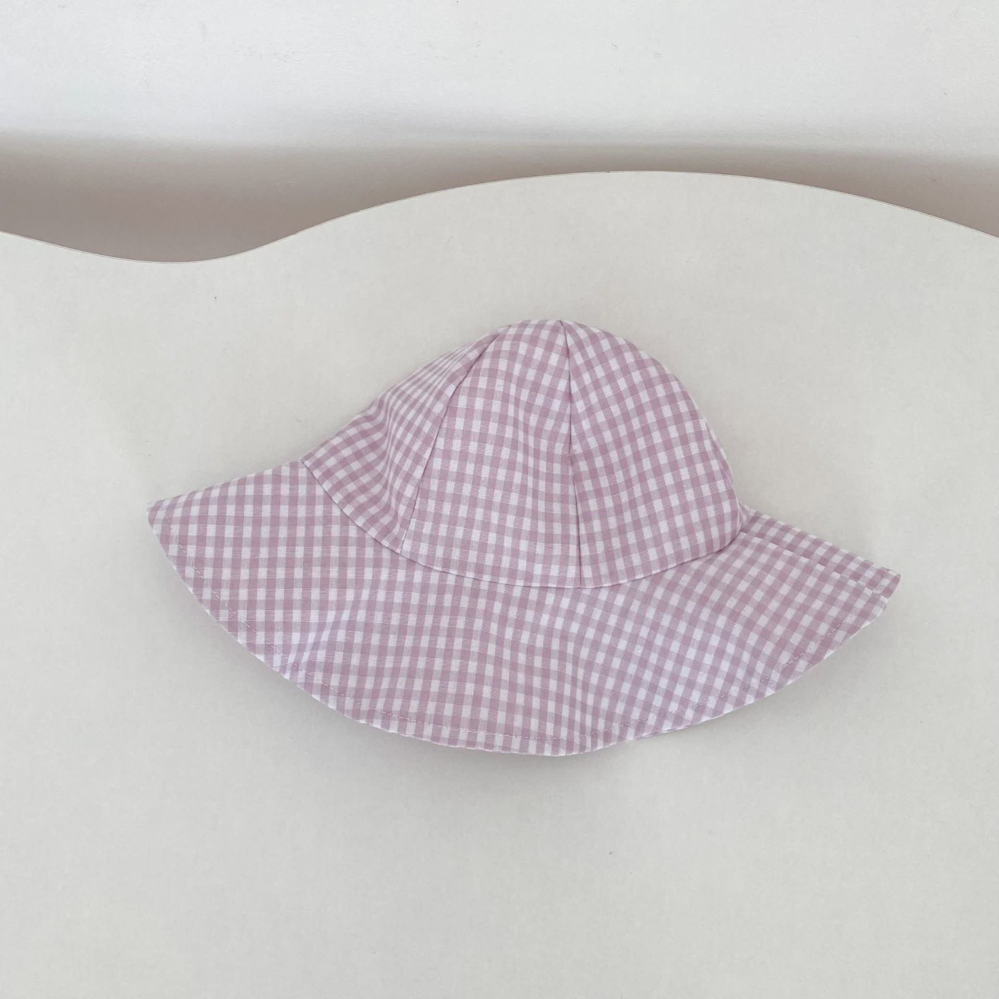 Baby Girls Gingham Sleeveless Dress or Hat - image 8