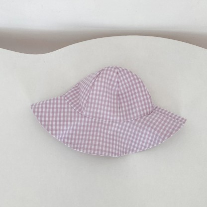Baby Girls Gingham Sleeveless Dress or Hat - image 8