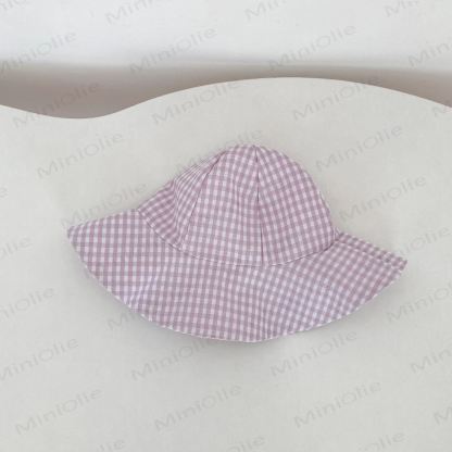 Baby Girls Gingham Sleeveless Dress or Hat - image 8