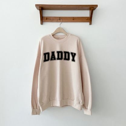 DADDY/DADDY'S MINI Beige Slogan Family Sweatshirt - Beige - Adult Sweatshirt: XL - image 3