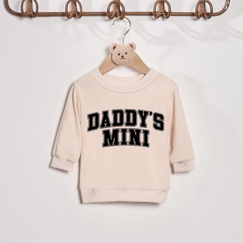 DADDY/DADDY'S MINI Beige Slogan Family Sweatshirt - Beige - Baby Sweatshirt: 2-3T - image 2