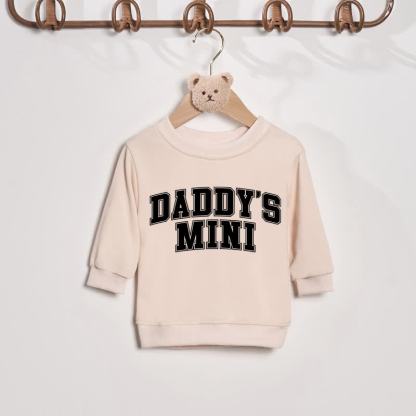 DADDY/DADDY'S MINI Beige Slogan Family Sweatshirt - Beige - Baby Sweatshirt: 2-3T - image 2