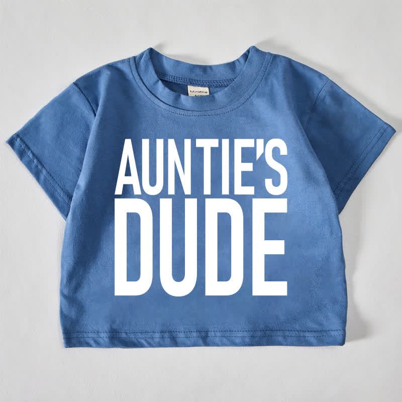 AUNTIE'S DUDE Baby Slogan Blue T-shirt - Blue - 18-24M - image 1