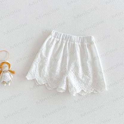 Baby Toddler Girls Daisy Ruffle Tank Top or Floral Overalls or Solid White Shorts  - White - 4-5T - image 5