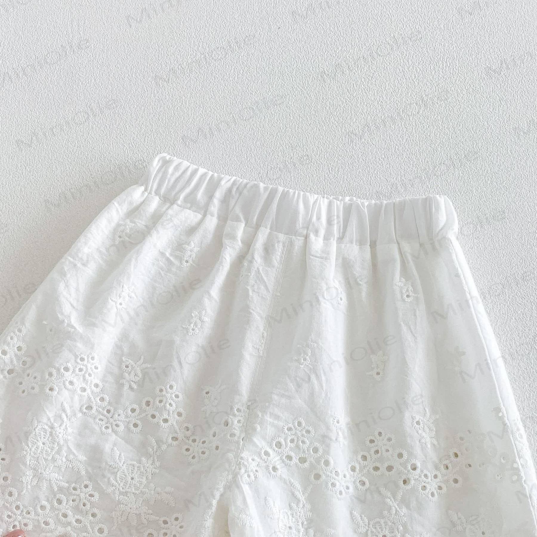 Baby Toddler Girls Daisy Ruffle Tank Top or Floral Overalls or Solid White Shorts  - image 11