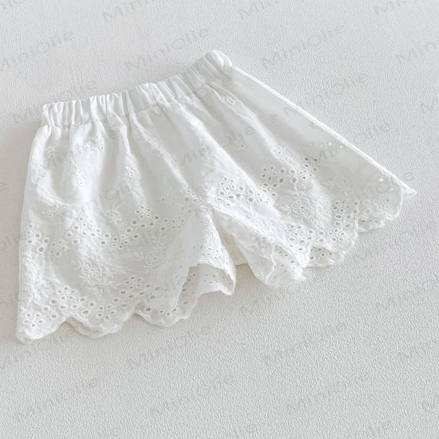 Baby Toddler Girls Daisy Ruffle Tank Top or Floral Overalls or Solid White Shorts  - image 12