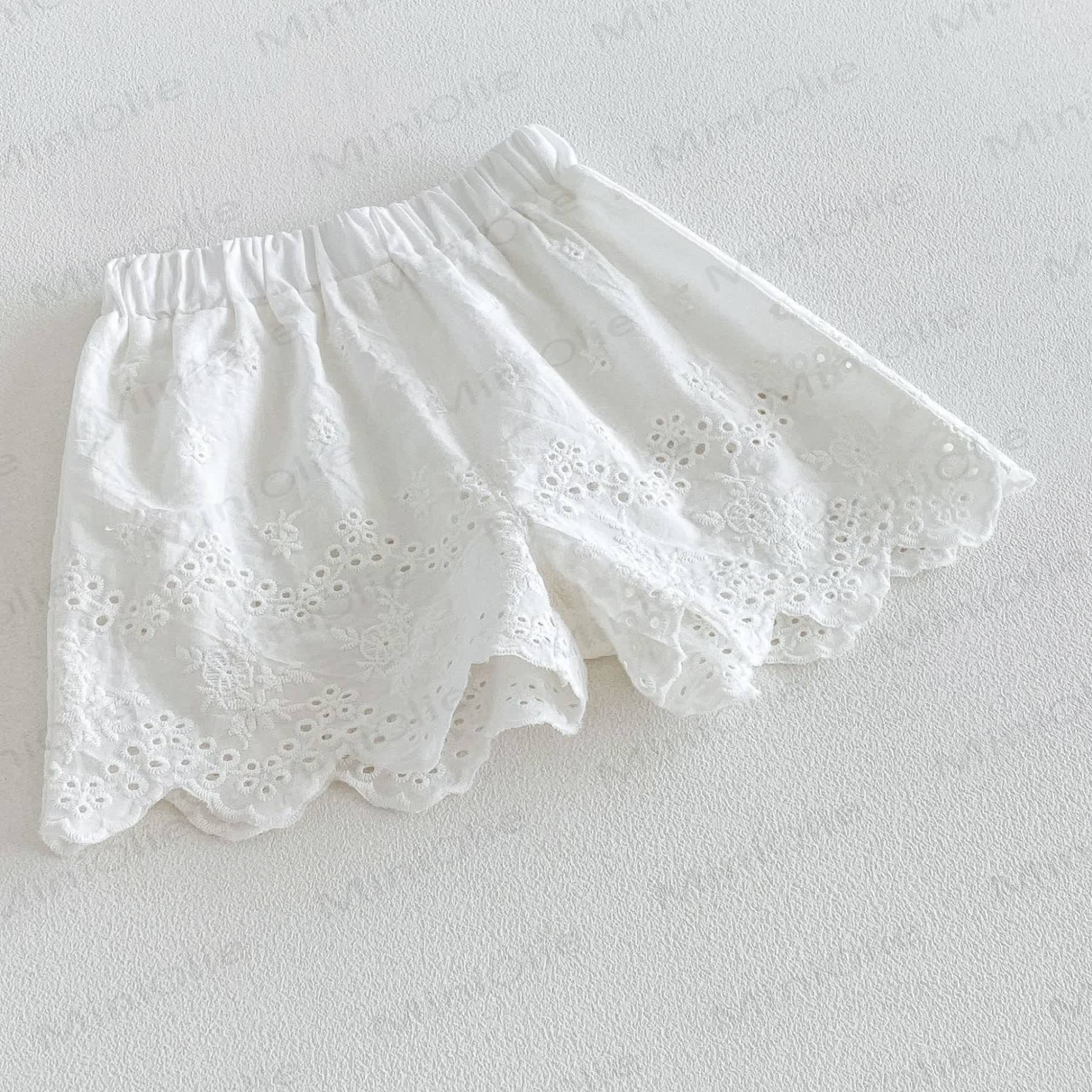 Baby Toddler Girls Daisy Ruffle Tank Top or Floral Overalls or Solid White Shorts  - image 12
