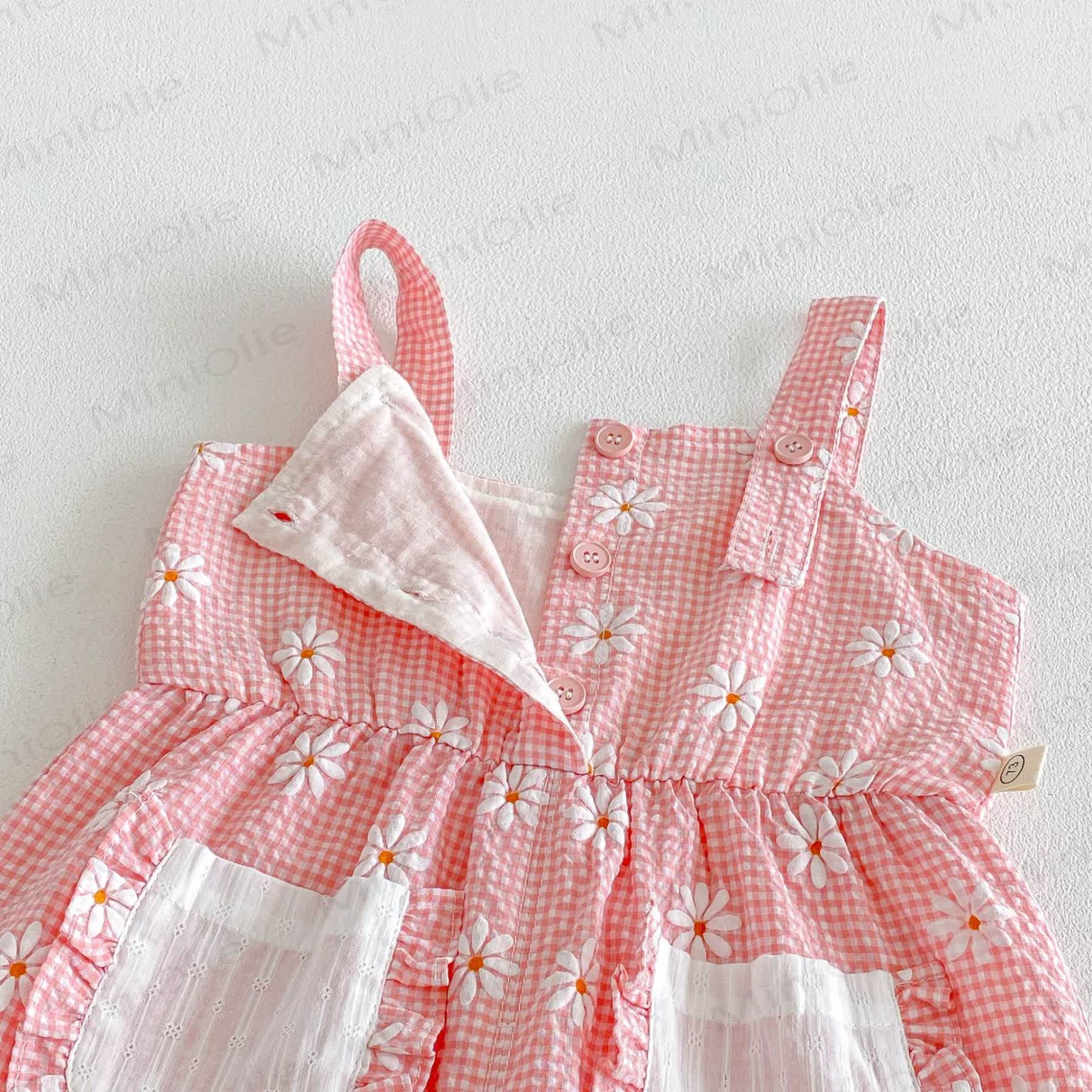 Baby Toddler Girls Daisy Ruffle Tank Top or Floral Overalls or Solid White Shorts  - image 14
