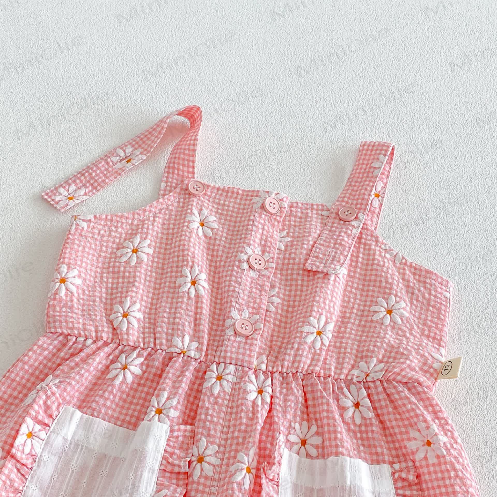 Baby Toddler Girls Daisy Ruffle Tank Top or Floral Overalls or Solid White Shorts  - image 15