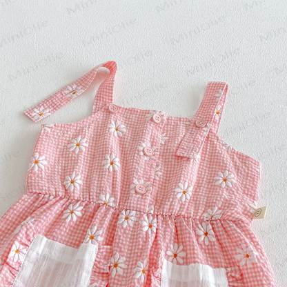 Baby Toddler Girls Daisy Ruffle Tank Top or Floral Overalls or Solid White Shorts  - image 15
