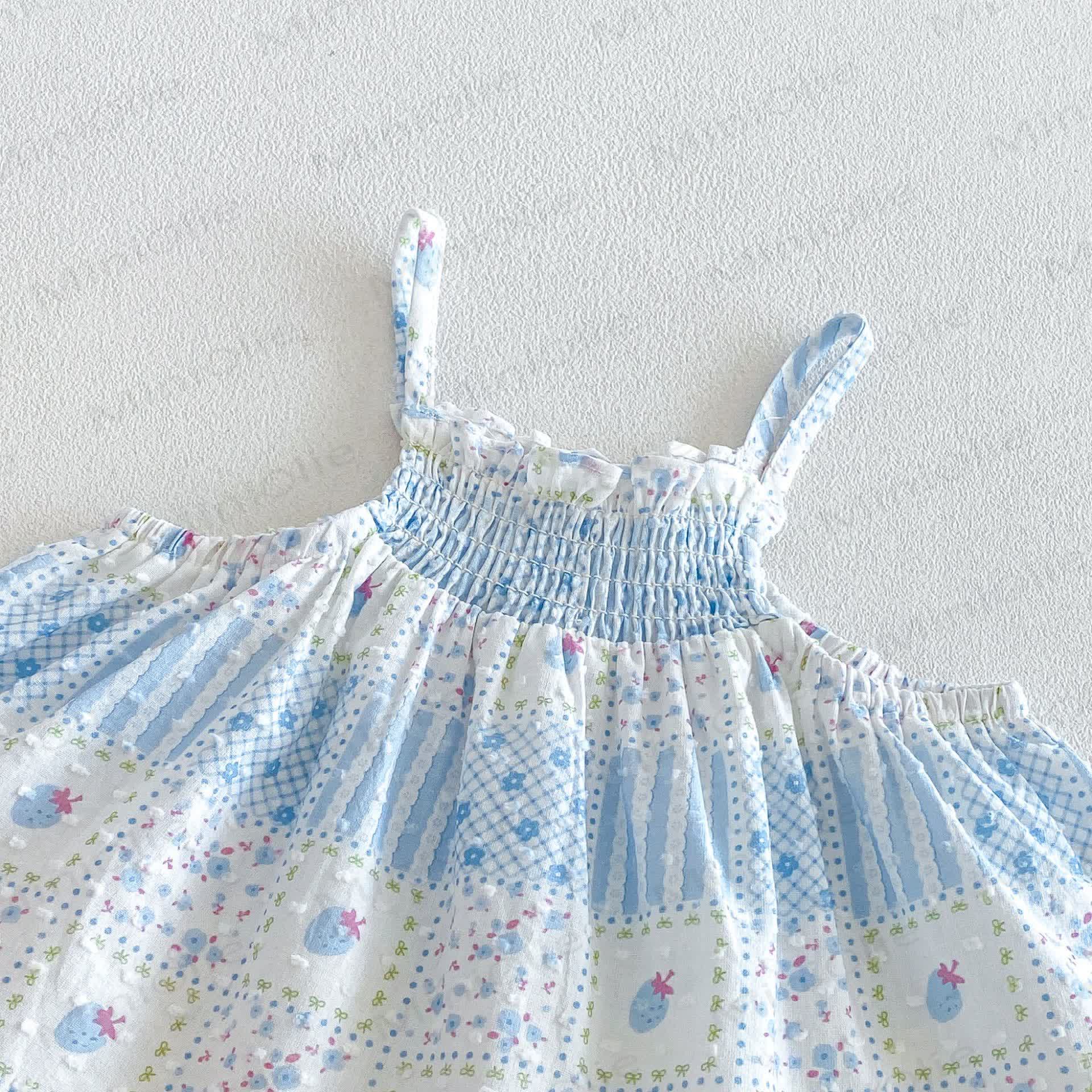 Toddler Girls Floral Tank Top and Shorts Set - image 4