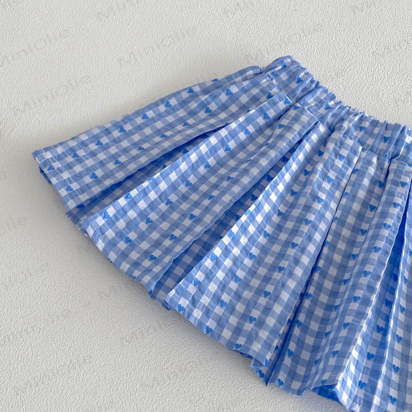 Baby Toddler Girls Gingham Sailor Collar Dress or Bow Vest or Gingham Skirt - image 6