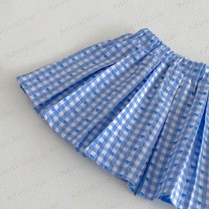 Baby Toddler Girls Gingham Sailor Collar Dress or Bow Vest or Gingham Skirt - image 6