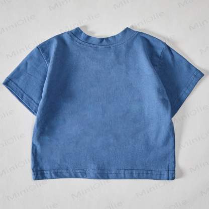 Baby Fish Print Blue T-shirt - image 2