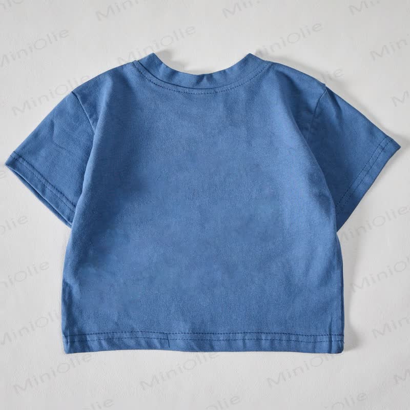 Baby Dog Print Blue T-shirt - image 2