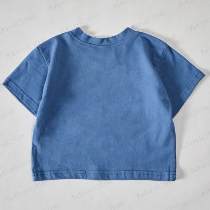 SWEET BEE Baby Bee Print Blue T-shirt - image 2