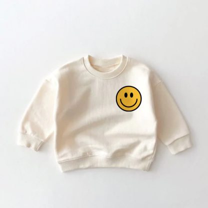 ONE HAPPY DUDE Baby Toddler Smiling Face Sweatshirt - image 2