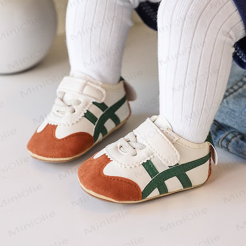 Baby Color Block First Walker Shoes - Green - 10-14M - image 2
