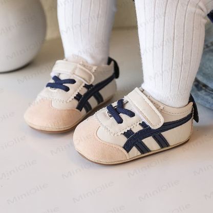 Baby Color Block First Walker Shoes - Blue - 10-14M - image 4