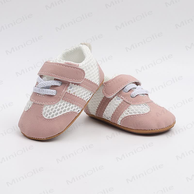 Baby Breathable Mesh First Walker Shoes - Pink - 10-14M - image 14